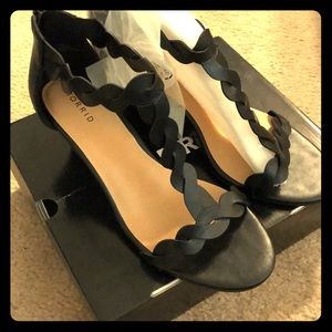 Torrid 11.5W Twisted Strappy Heel